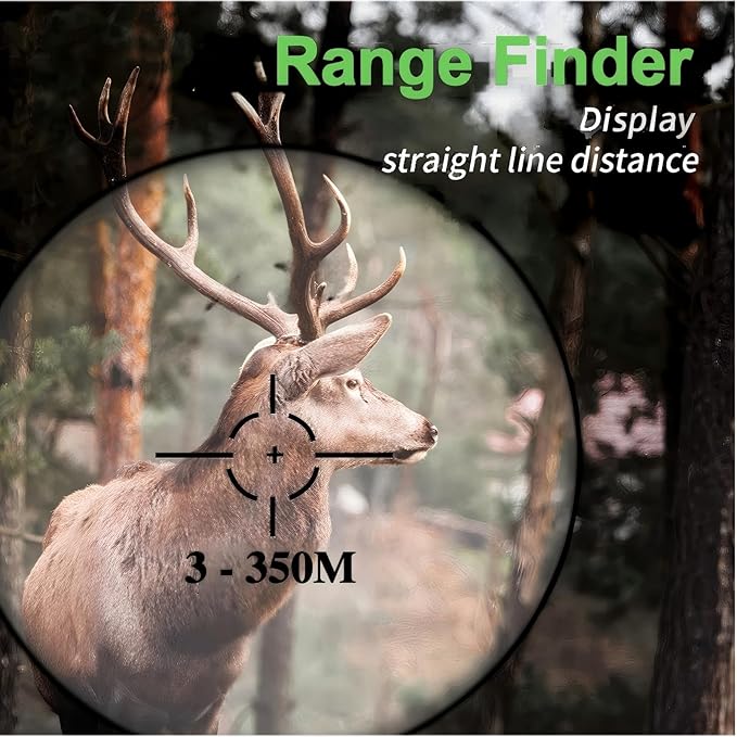 4K Night Vision Goggles, Night Vision Binoculars with Rangefinder, 3.2" HD Screen, 5000mAh Rechargeable Battery, 32GB TF Card for Adults, Camping, Wildlife Observation