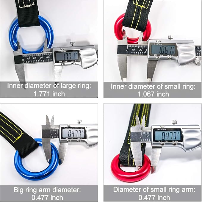 NewDoar Tree Arborist Friction Saver 22KN Climbing Cambium Saver Loop Belt Sling Retrievable Anchor 35.4 inch/43 inch