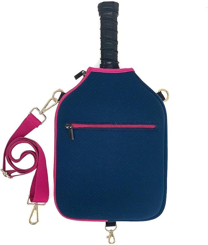 harayaa Pickleball Racket Cover Neoprene Protective Paddle Storage Carrier Pouch with Zipper And Detachable Adjustable Shoulder Strap Suitable for Facility Tr
