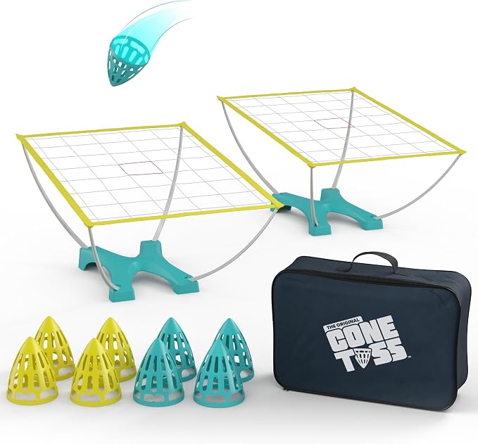 The Original Cone Toss Outdoor Target Tossing Outdoor Game | A New Twist on Cornhole and Bean Bag Toss Games | Perfect for Family, Friends, BBQs, & Tailgates | Fun for all Ages, 8 and Up