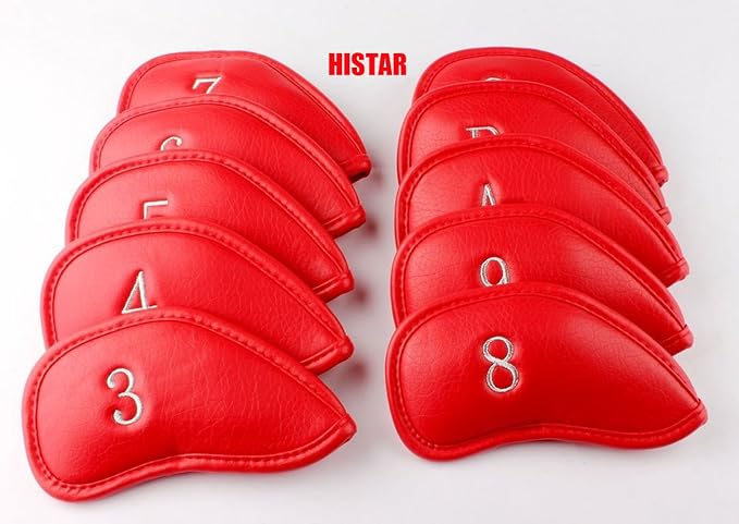 HISTAR Golf Club Head Covers Skull Design Golf Iron Head Covers Set Headcover Fit All Brands Titleist, Callaway, Ping, Taylormade, Cobra, Nike, Etc.