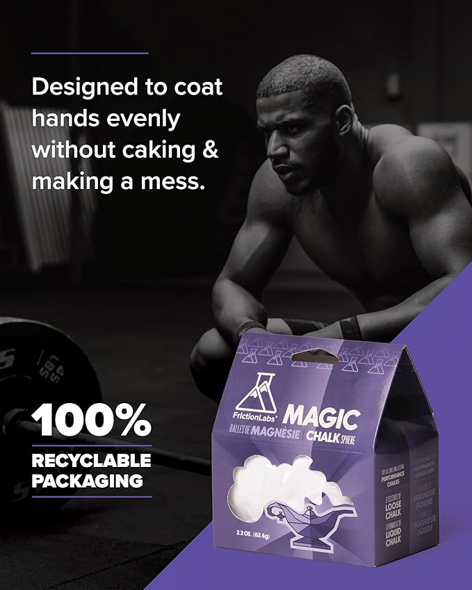 Friction Labs Magic and Magic Pro Chalk Bundle | Premium Hand Grip for Climbing, Lifting & Gymnastics