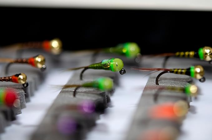 Outdoor Planet 24/48/66/72 Premium Hand Tied Fly Fishing Flies Assortment | Fly Boxes Included | Dry, Wet, Nymphs, Streamers, Wooly Buggers, Terrestrials | Trout, Bass Lure Set, Kit, Gift