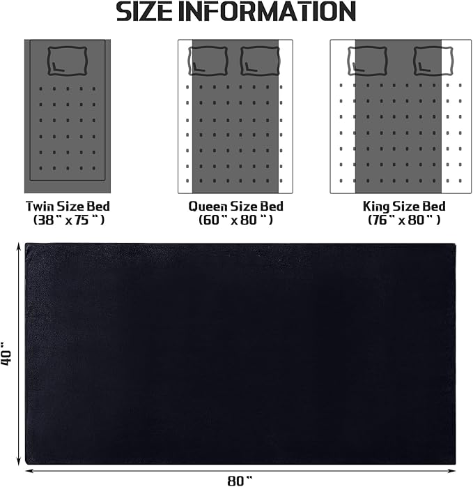 Mixweer 2 Pcs Oversized Bath Towels, 40 x 80 Inch Giant Microfiber Jumbo Bath Sheets Ultra Soft Bathroom Microfiber Quick Dry Absorbent Shower Towels for Spa Camping Beach (Black)