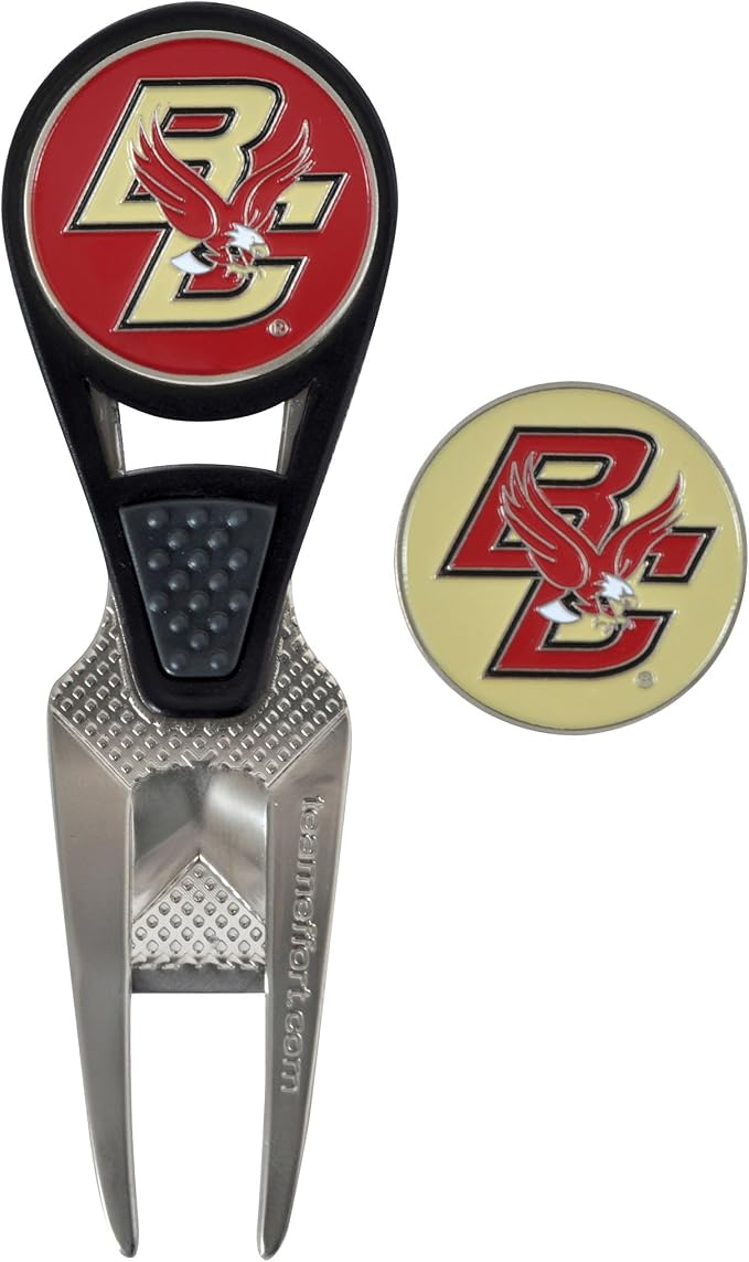 Team Effort Collegiate CVX Ball Mark Repair Tool & 2 Ball Markers