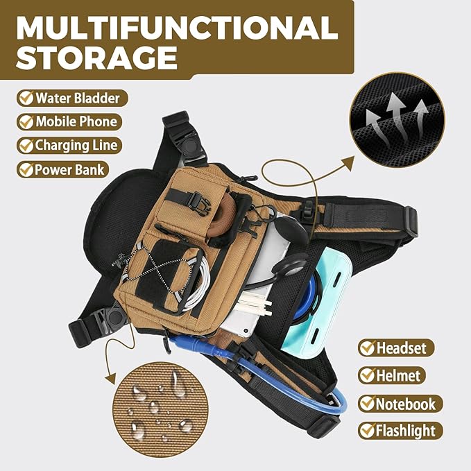 Criuage USA Patent Running Hydration Vest Backpack, Lightweight Chest Pack with 2.0L Water Bladder Bag Daypack for Hiking Running Cycling Race Marathon for Women Men