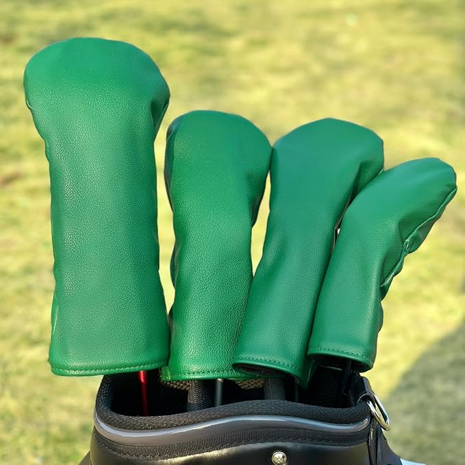 Golf Accessories Golf Club Covers for Driver, Fairway, Hybrids - Golf Driver Headcover/Golf Fairway Wood Head Cover/Hybrid Headcover for Men/Women Golfer