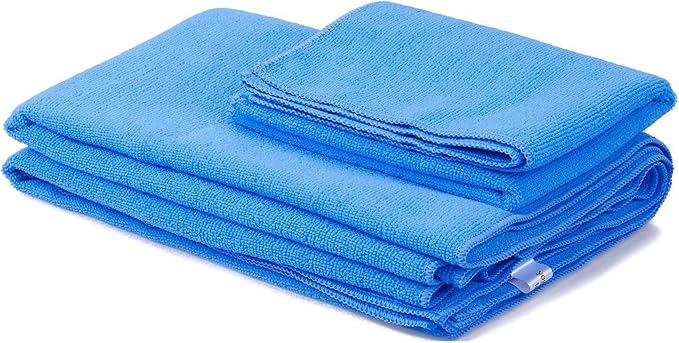 BalanceFrom 7-Piece Yoga Set with 71x24x0.5 Inches Extra Thick Mat and Carrying Sling – Includes 2 Blocks, Stretch Strap, 2 Towels, and Knee Pad for Home, Studio, and Gym Workouts