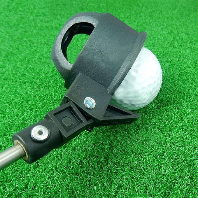 MIFXIN 2 Pack Golf Ball Retriever Golf Picker Up Grabber Automatic Lock Scoop Device Stainless Steel Shaft 16.5-80 Inch Retracted Length