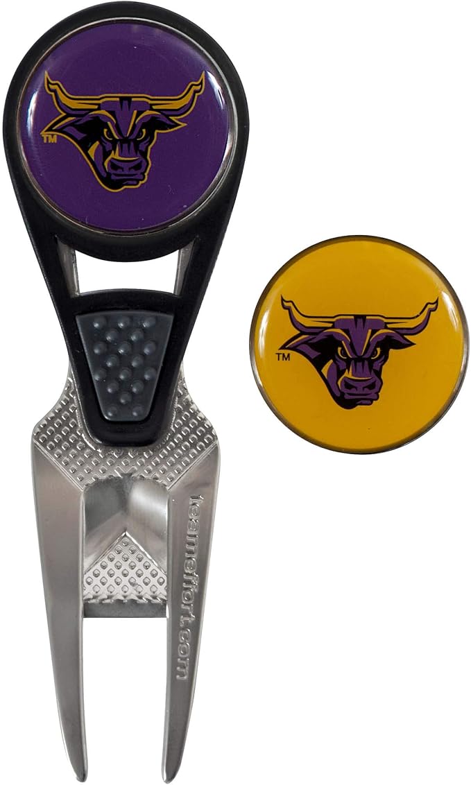 Team Effort Collegiate CVX Ball Mark Repair Tool & 2 Ball Markers