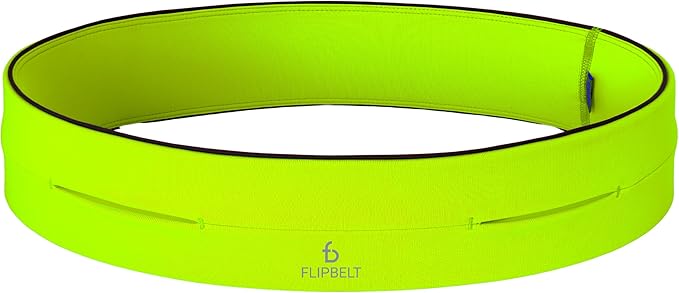FlipBelt Classic Running Belt, Belt Bag & Fanny Pack for Men and Women - Phone Holder, Waist Pack, Running Accessories, Belt Pouch, Money Belt, USA Running Company