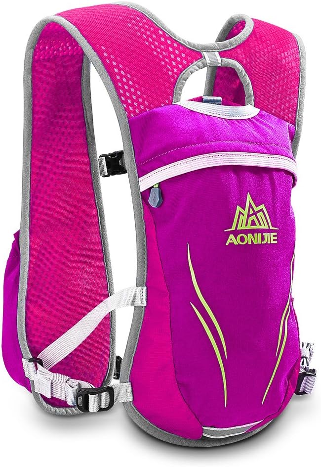 AONIJIE Hydration Vest Pack Backpack 5L 5.5L Marathoner Running Vest Race Hydration for Women and Men Trail Run Hiking Jogging