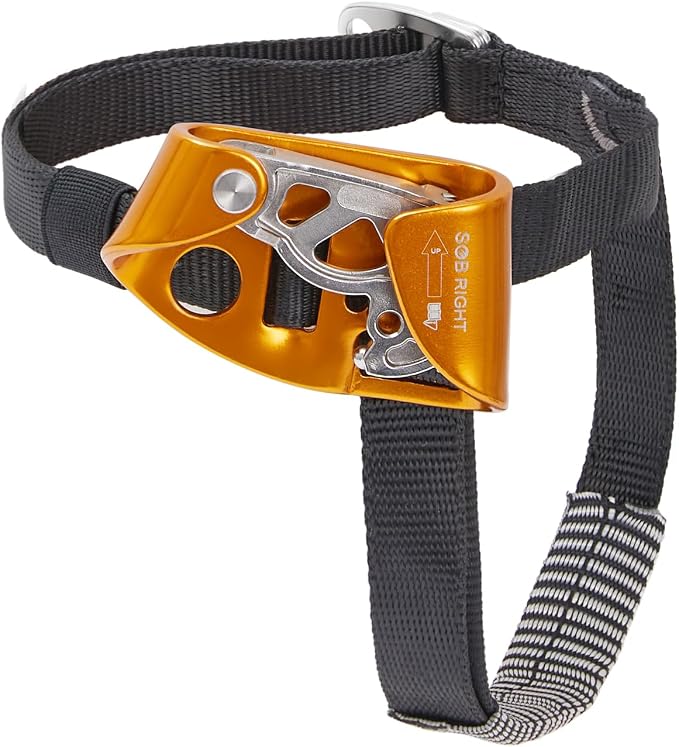 SOB Quick Step Foot Ascender,Outdoor Rock Climbing Tree Arborist, Mountaineering Equipment Climbing Rappelling Device for 8-13mm Rope