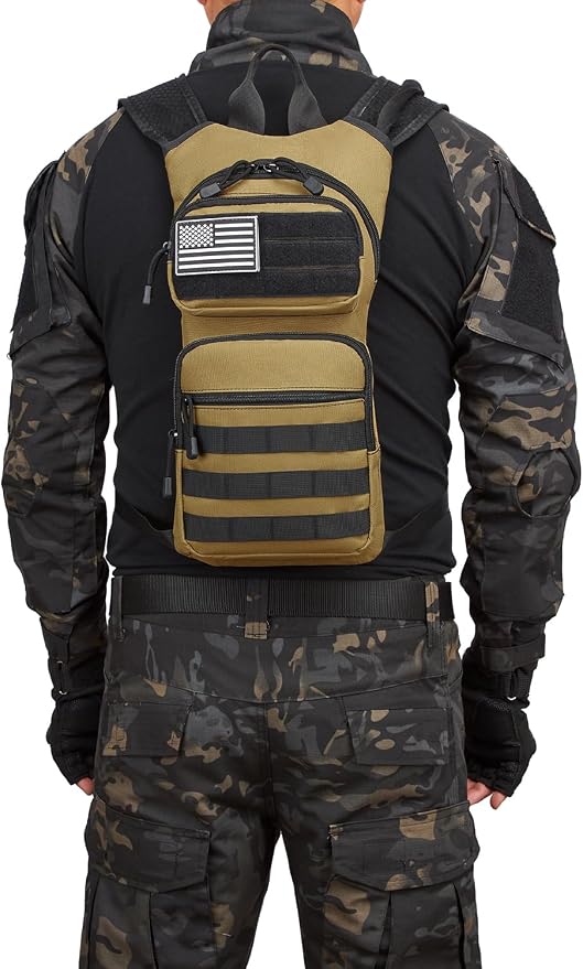 Insulated Hydration Pack Hiking Water Backpack Running Vest with 3L TPU Bladder Bag for Marathon Cycling Men