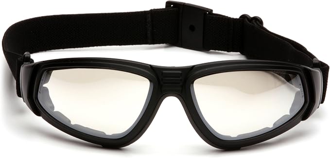 Pyramex XSG Safety Eyewear, Clear Ballistic, Gray Ballistic And Amber Ballistic Interchangeable Lenses With Black Frame