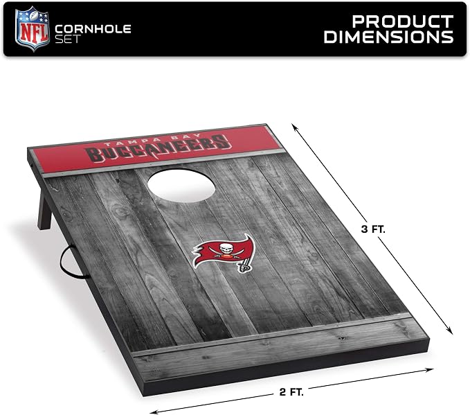 Wild Sports 2'x3' MDF Wood NFL Cornhole Set