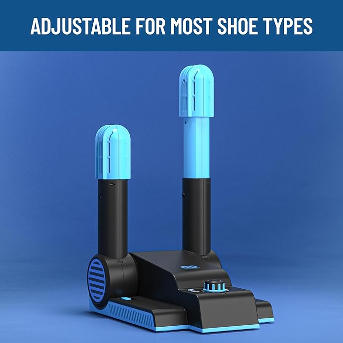 Everlasting Comfort Electric Boot Dryer for Work Boots, Silent Portable Shoe Dryer with Timer for Shoes, Boots and Cleats