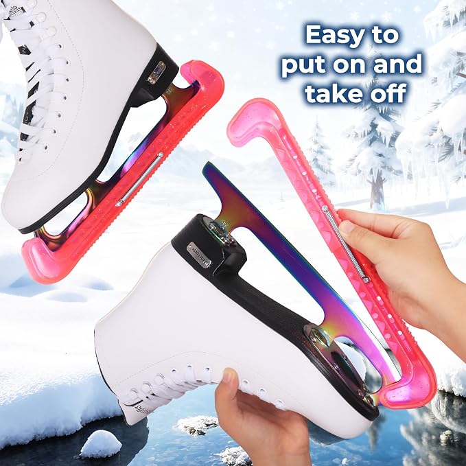Nattork Figure Skates and Ice Skate Blade Guards