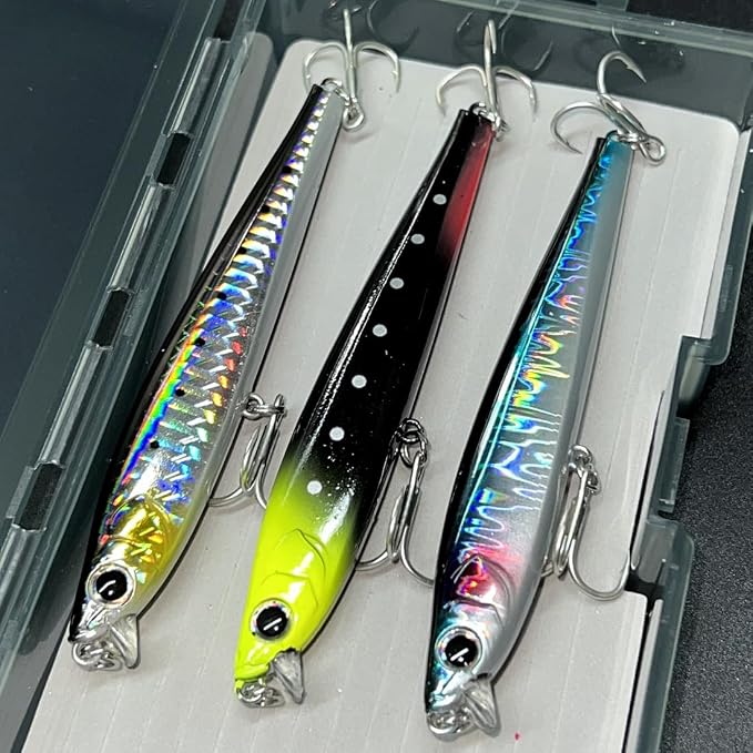 3pcs Boxed Premium Set Fishing Lure Long Cast Mino Ocean Lake Submersible Lure