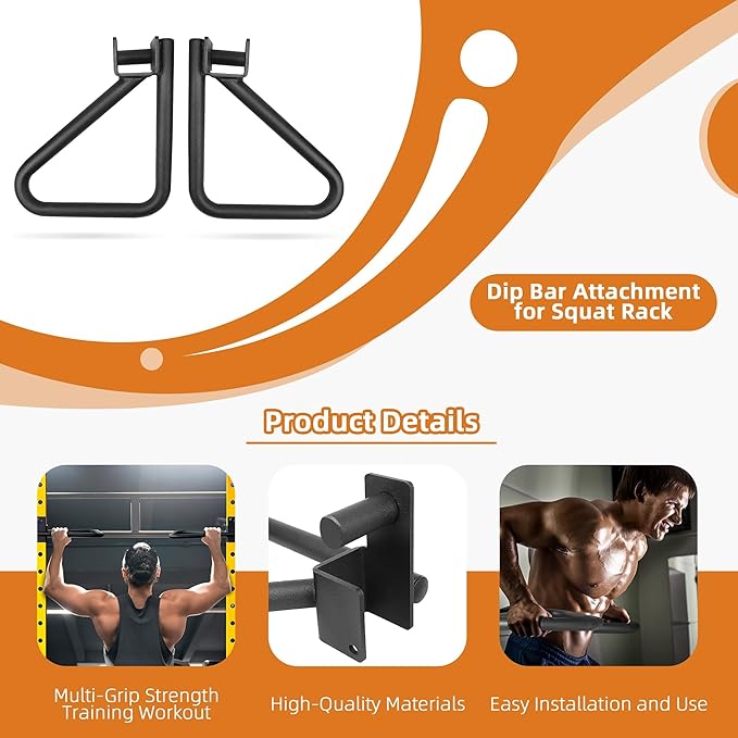 Fitvids Upgraded Adjustable Jammer Arms, Lever Arms, Monolift Attachments Rated 600 LB Per Arm, Fits Racks at All Post Sizes and Hole Sizes, Pair