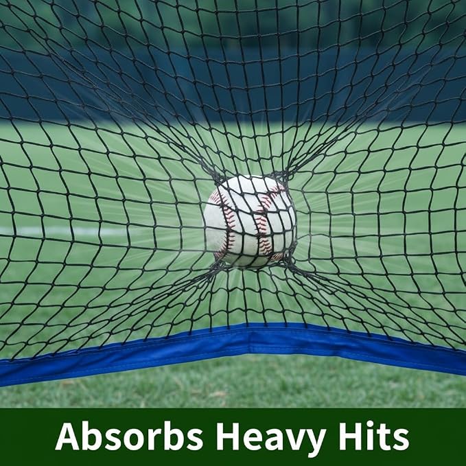 Baseball Softball L-Screen – 7x7FT Portable Pitching Net with Carrying Bag | Pitcher Protection for Training & Games | Youth & Adult Practice