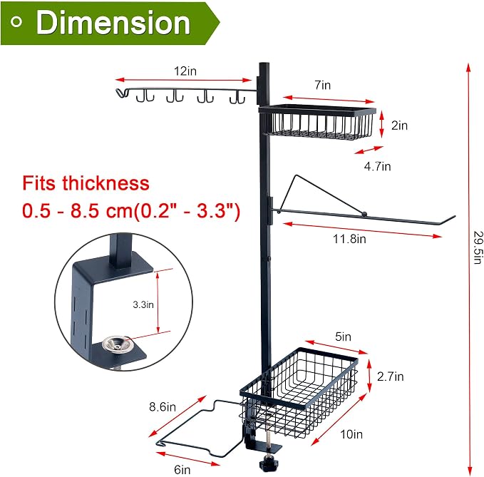 5-in-1 Griddle Caddy for Blackstone - Grill Organizer for Camping Outdoor Kitchen Cooking Tools & Accessories, Fathers Day Grilling BBQ Smoker Accessories Gifts for Men