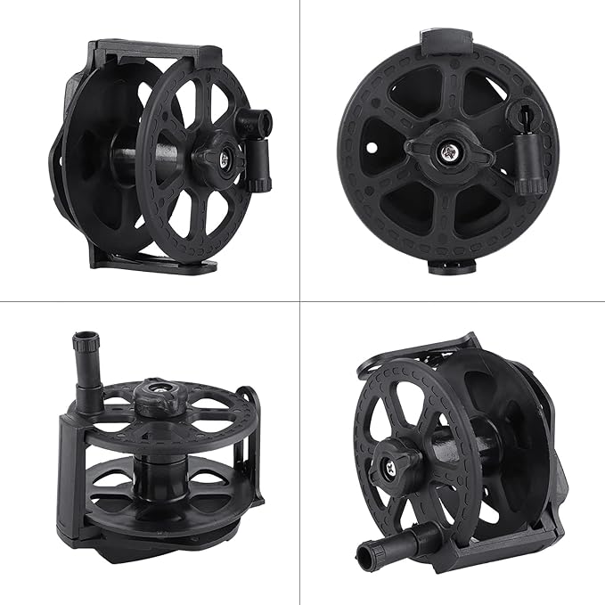 Fishing Wire Reel, Foldable Handle, Adjustable Knob for 1.8MM Horse Fish Line Wrapping, Split Type Base for Easy Disassembly