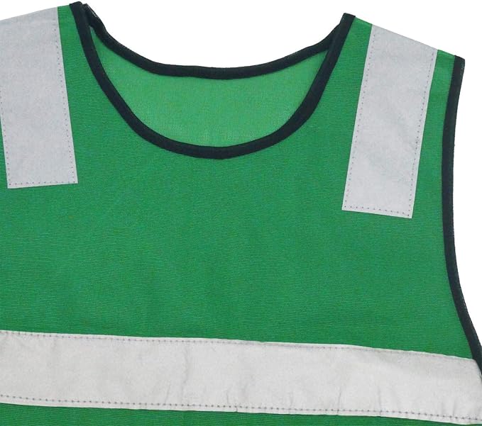 AIEOE Kids High Visibility Safety Vest Reflective Running Lightweight Traffic Walking Breathable Construction Vest