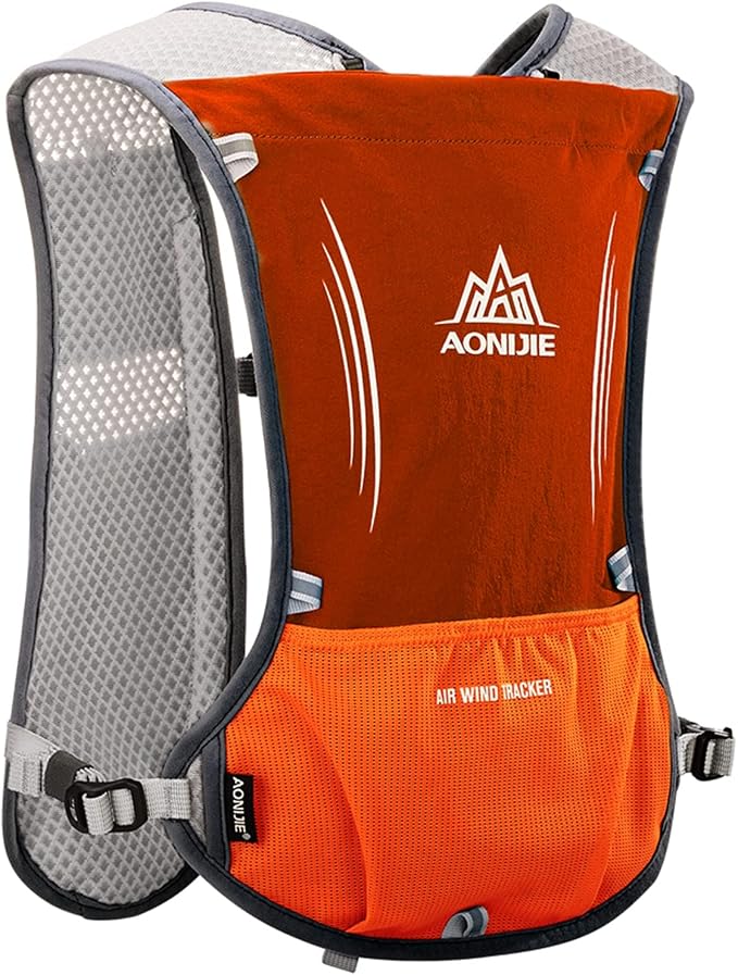 AONIJIE Hydration Vest Pack Backpack 5L 5.5L Marathoner Running Vest Race Hydration for Women and Men Trail Run Hiking Jogging