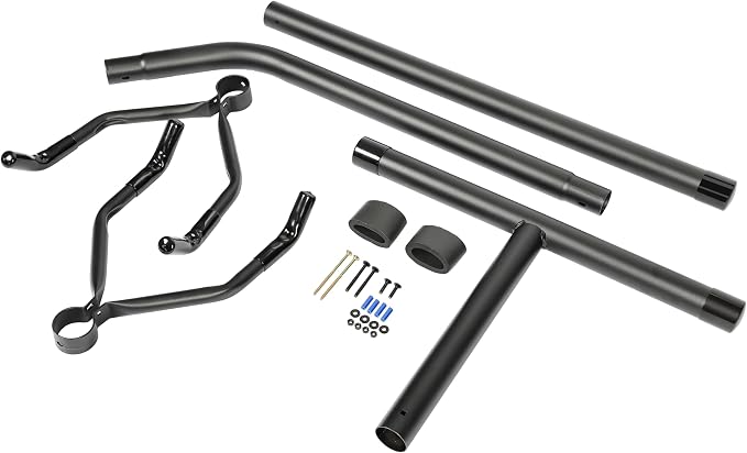 ALMULOO Double-Layer Adjustable Bike Storage Stand, Bicycle Gravity Hanger Storage Rack, Garage & Home Bicycle Bunk, Bike Floor Stand Without Drilling Powder Coated Steel