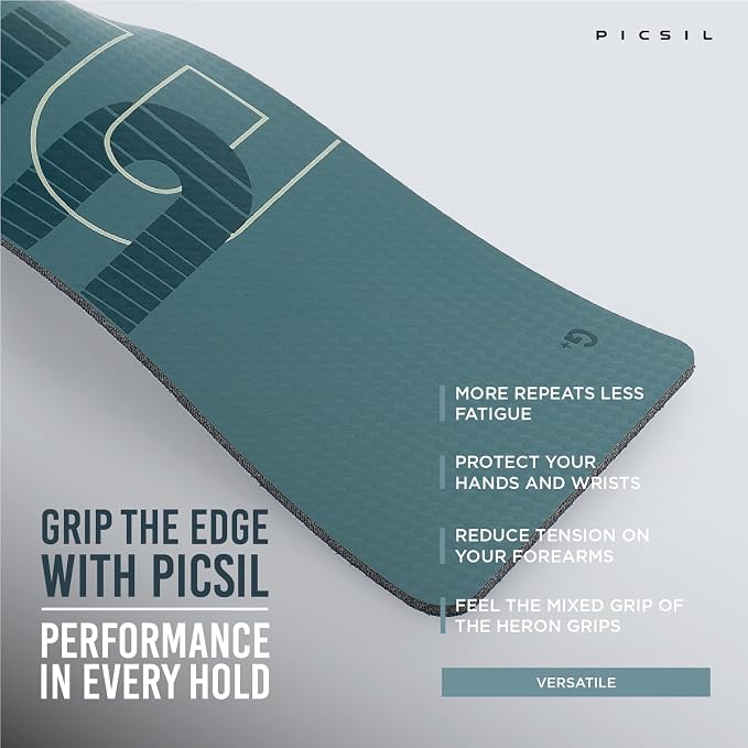 PICSIL | Falcon Grips | Grip All Surfaces and Bar Types | Use with Magnesium | Carbon Fibre Material | for Crosstrainig, WOD, Gym & Calisthenics |