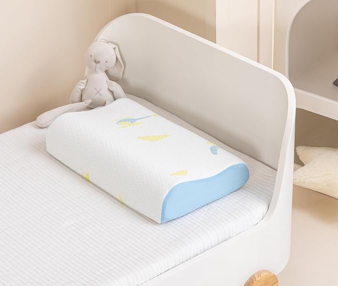Hcore Memory Foam Pillow for Sleeping, Small Travel, Adjustable, Breathable and Soft, CertiPUR-US Certified, 12x20 lnch