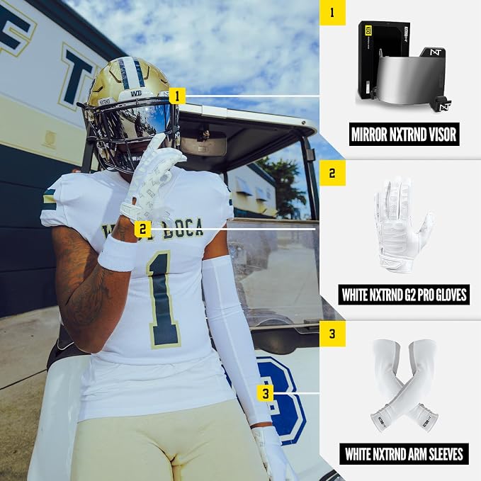 Nxtrnd G2 Pro Football Gloves, Men's Ultra Sticky Elite Receiver Gloves