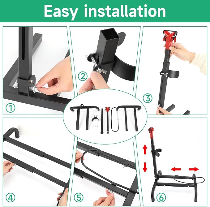 SANLIKE Vertical Bike Stand,Freestanding Space-Saving Bike Rack with Adjustable Height,The Original Vertical Bicycle Floor Stand for Garage Storage, Indoor and Outdoor-Safe & Secure Bike Storage Rack