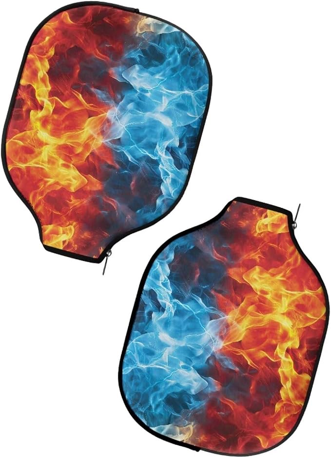 Light Pickleball Paddle Covers Only Pickle Ball Paddle Cover with Zipper Protective Sleeve Set of 4 Pickleballs Paddle Storage Carrying Bag Universal Size Case Gifts for Women