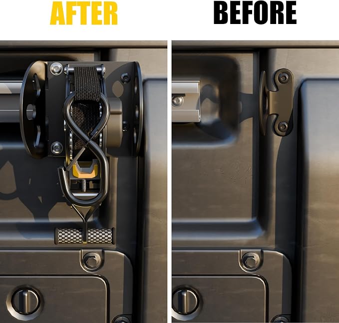 Retractable Ratchet Straps Compatible with 2022-2025 2026 Ford Maverick Retracting Straps Auto Retract Securing Strap Tie Down System 2PCS for 2024 Maverick Accessories