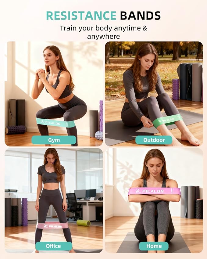 Pilates Ring Set - Studio-Grade Anti-Deformation Pilates Kit - Pilates Equipment for Home Workout - 14'' Pilates Ring, Pilates Ball, 2 Dumbbells, 5 Resistance Bands for Toning Arms, Thighs