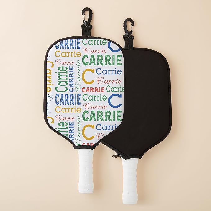 Personalization Universe Personalized Pickleball Paddle Covers