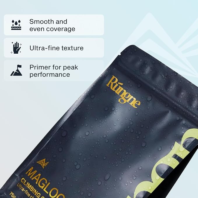 RUNGNE Premium Climbing Chalk - High Performance Chalk for Rock Climbing, Bouldering, Weightlifting & More - Unmatched Grip and Skin Friendly