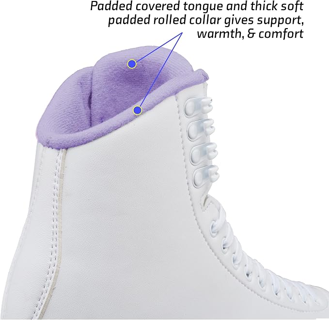 Jackson Ultima SoftSkate 380 Womens Ice Skates for Women/Kids | Comfortable Figure Skates for Ice Skating & Recreational Figure Skating, Ice Skates for Kids/Toddler Ice Skates-Medium Width