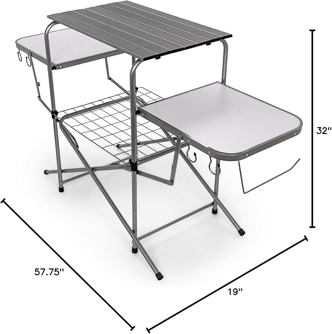 Camco 57293 Deluxe Grilling Table
