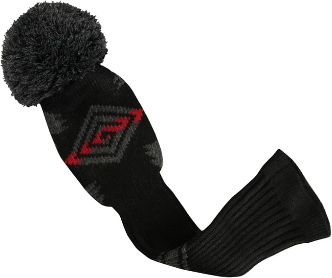 Scott Edward Knit Golf Club Cover for Woods and Driver Set of 5 Head Covers Protect Driver Wood(460cc)* 1 Fairway Wood*2 and Hybrid/UT*2 with Rotating Club Number Tags