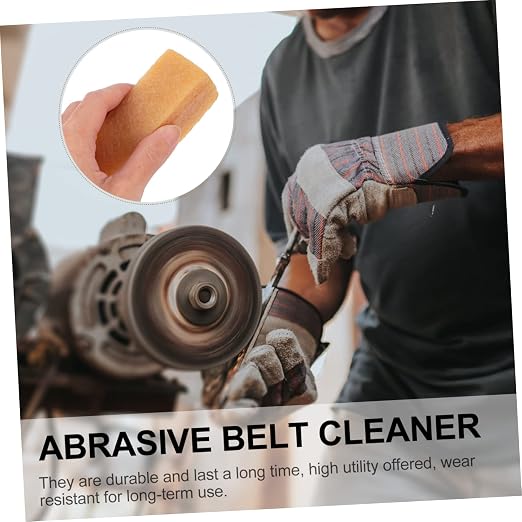 Mipcase 3pcs Abrasive Belt Cleaner Block for Skateboards Rubber Grip Tape Eraser Wipe Cleans Sanding Discs Belts Restores Performance Use