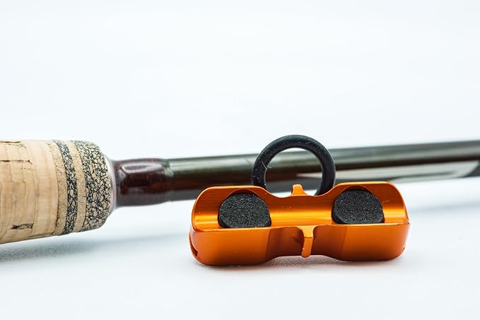Cling Fishing Products Mag Grab Rod Rack Magnetic Fishing Rod Holder, Tippet Threader, Hook Keeper, Eye Cleaner for Fly Fishing