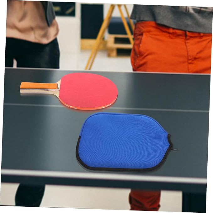 Happyyami Racket Cover Table Tennis Paddle Bag Protective Organizing Bag Table Tennis Racket Case Practical Paddle