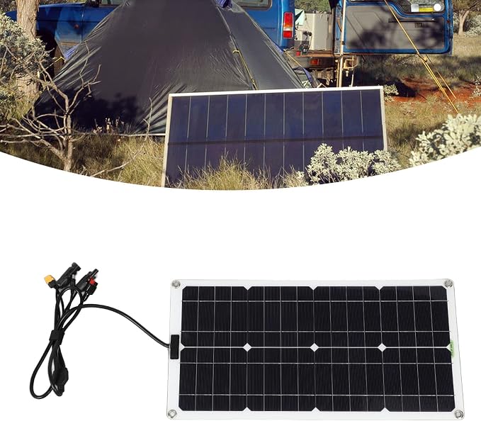 1000W Solar Panel, Monocrystalline Silicon Solar Panel with Multi-Function Interface for Outdoor Camping and Home Emergency Power