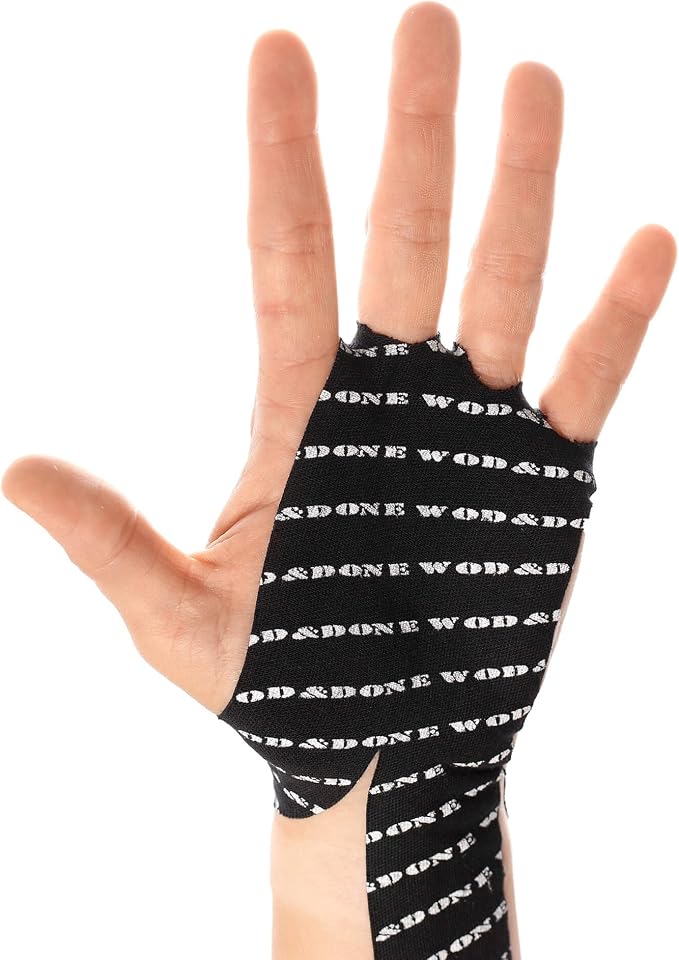 WOD&DONE 40 or 20 Strips of RipGuards Gymnastics Hand Protection Tape Grips Against Rips - no More Ripped Hands - Works for All Sports