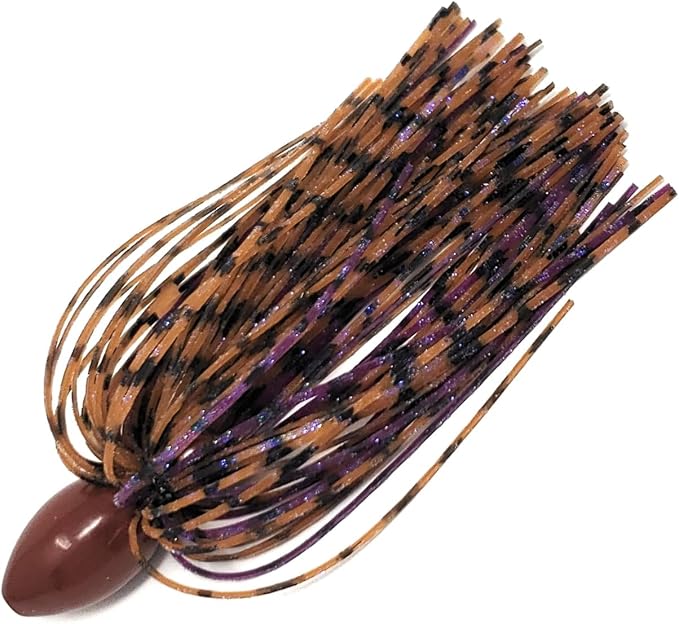 Reaction Tackle Skirted Tungsten Punch Rigs/Tungsten Fishing Weights with Skirt for Bass Fishing/Punch Through Heavy Cover and Thick Vegetation