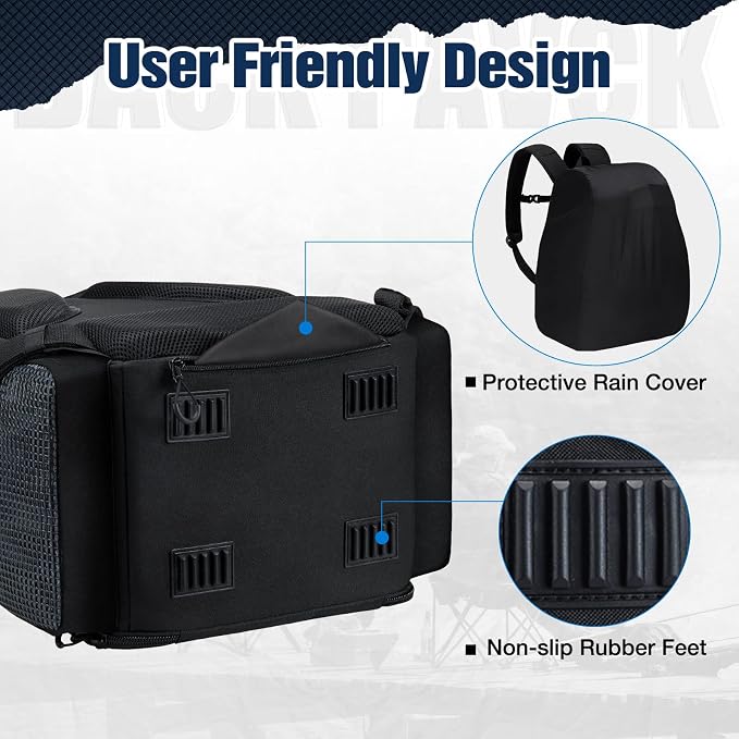 Piscifun Fishing Line Winder Spooler Machine and Piscifun Fishing Tackle Backpack with Rod Holders & 4 Tackle Boxes