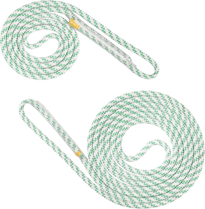 1/4 Inch Pre-Sewn Prusik Loop 47 Inch, Premium Aramid Nylon Hybrid Cord 12kN, Superior Heat Abrasion Resistant Rope Loop for Arborist Rescue Outdoor Rigging